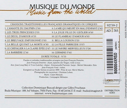 Jean-Francois Dutertre - Ballades Francaises (Volume 2