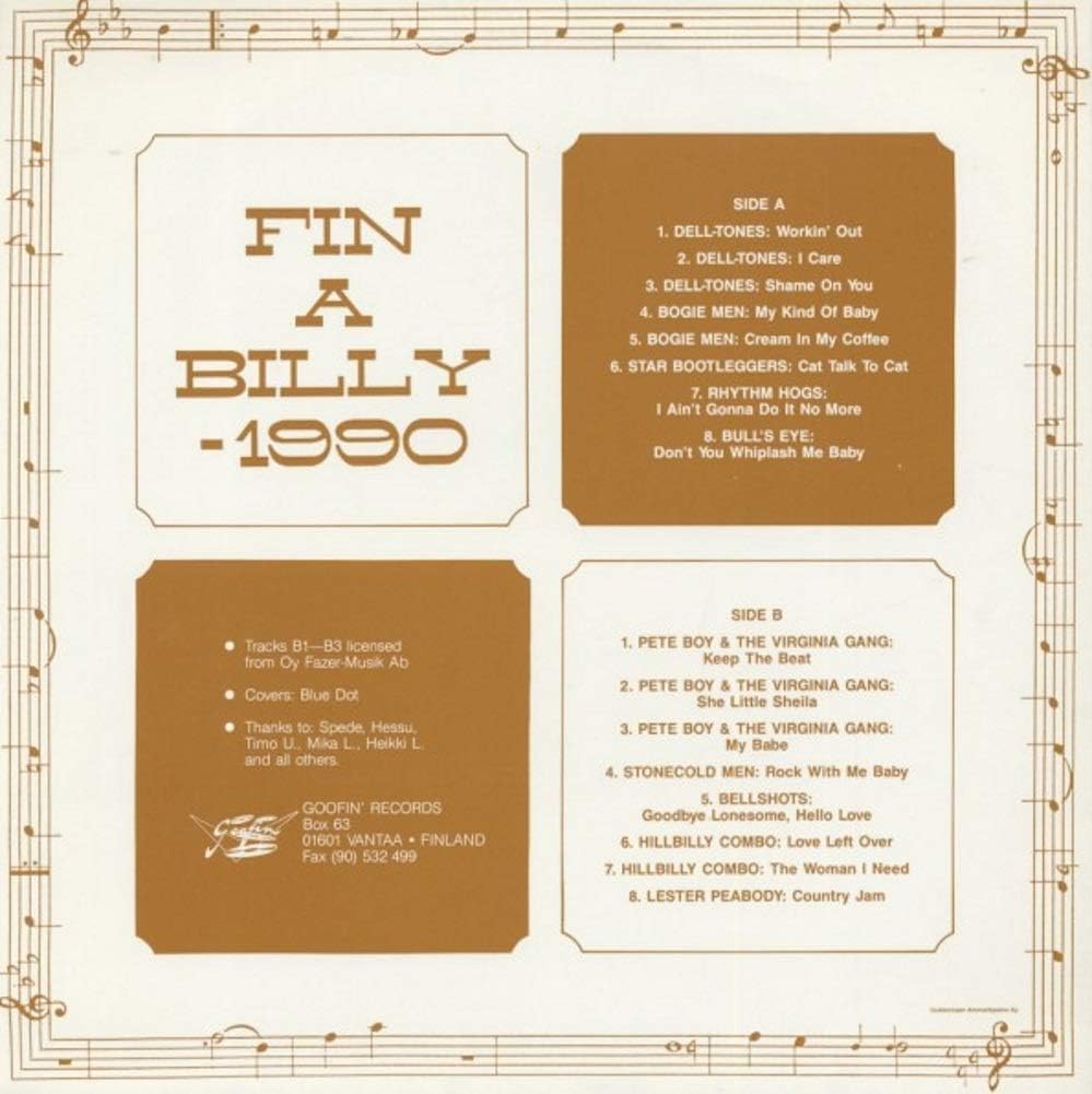 Fin a Billy 1990