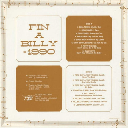 Fin a Billy 1990