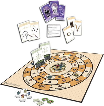 Topi Games - Wizarding World Harry Potter - Wizards Challenge English - Drawing, Mime, Rapidity, Memory, Knowledge Game - Family Game - Age 7 Years + - HP-EDS-EN-1059