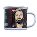 Blechwarenfabrik Braunschweig Bud Spencer The Legend Becher aus Emaille Mehrfarbig 0,5L, Maße: 9cm x 9cm, EBB03, 1 Stück (1er Pack