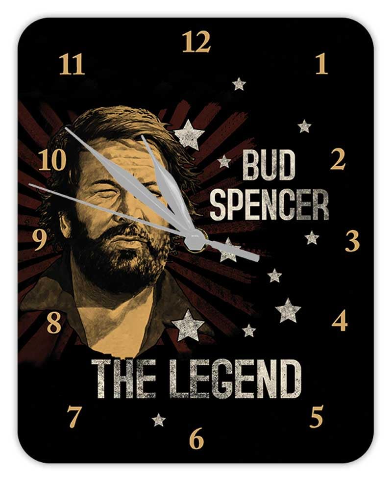 Blechwaren Fabrik Braunschweig GmbH The Legend - Bud Spencer and Terence Hill - Wall Clock - KUB02
