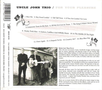 Uncle John Trio - For Your Pleasure