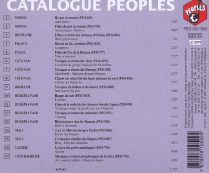 Catalogue Peoples