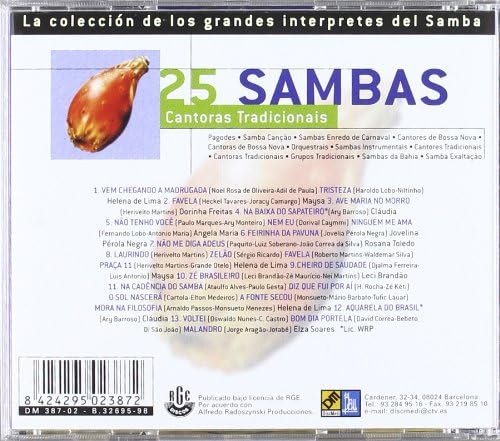 25 Sambas. Cantoras Tradicionais