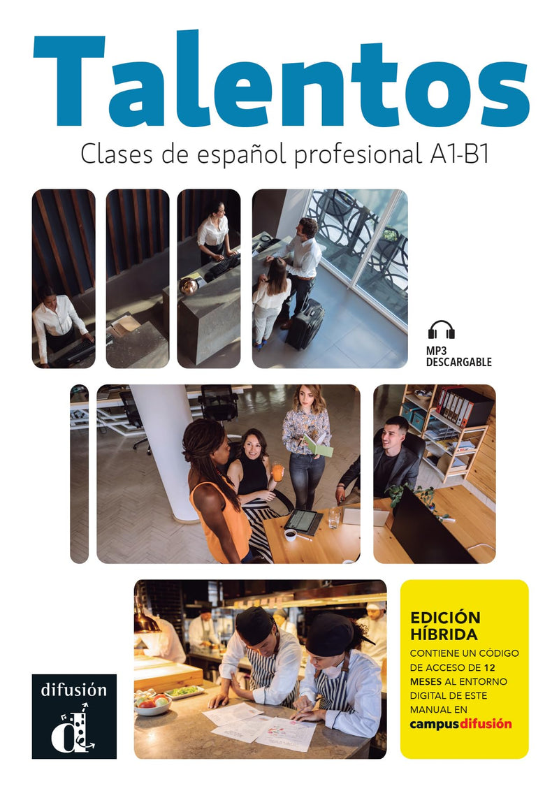 Talentos - Clases de español profesional A1-B1 - Edición híbrida + MP3 descargable