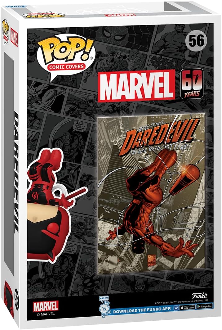 Funko Pop! Comic Cover: Dd 60th – Daredevil #1 - Collectable Vinyl Figure - Gift Idea - Official Merchandise - Toys for Kids & Adults - Movies Fans - Model Figure for Collectors and Display
