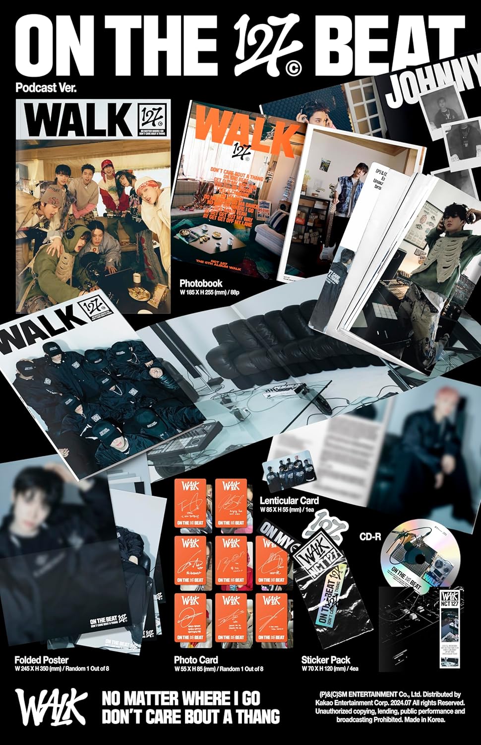 Walk - Podcast Version - incl. Photobook, Sticker Pack, Folded Poster + Photocard