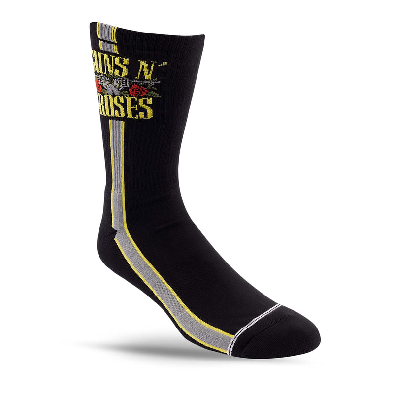 PERRI'S SOCKS Guns N' Roses - Calcetines cortos con licencia oficial de banda de rock, calcetines acolchados de primera calidad para hombres y mujeres