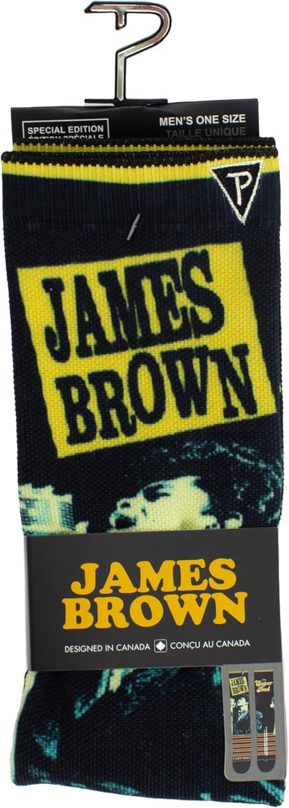 Perri's Leathers James Brown I Am Super Bad, 001, O, Uomo Calzini, Nero, 28 EU Unisex-Adulto