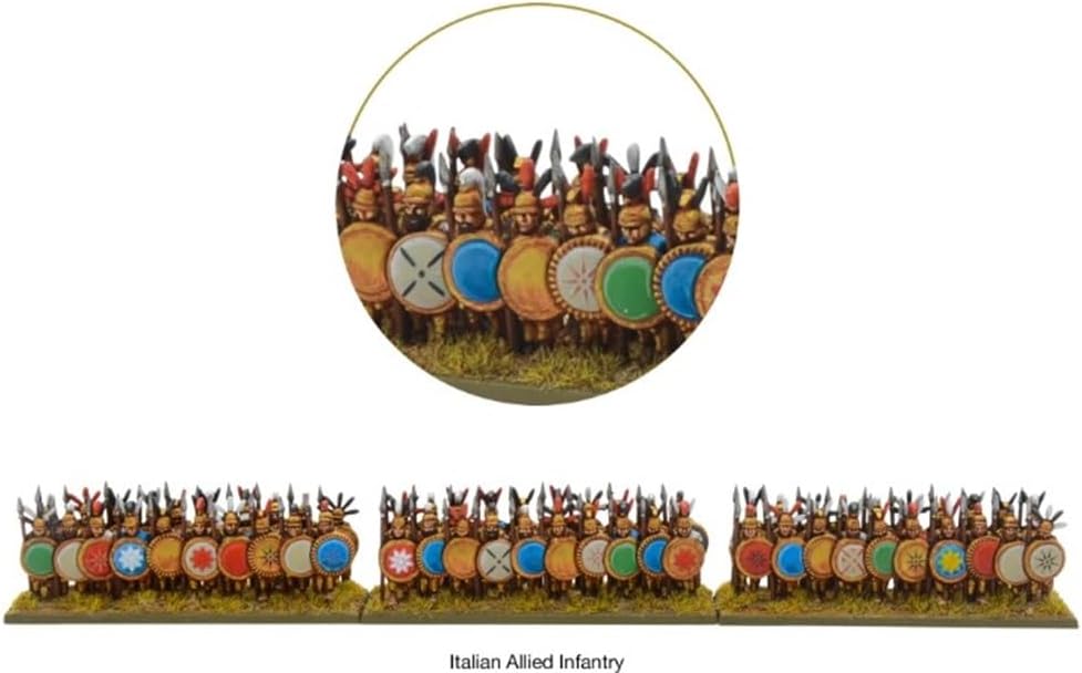 Warlord Games Allied Troops Division - Epic Scale Plastic Miniatures for Hail Caesar Highly Detailed Punic Wars Era for Table-top Wargaming