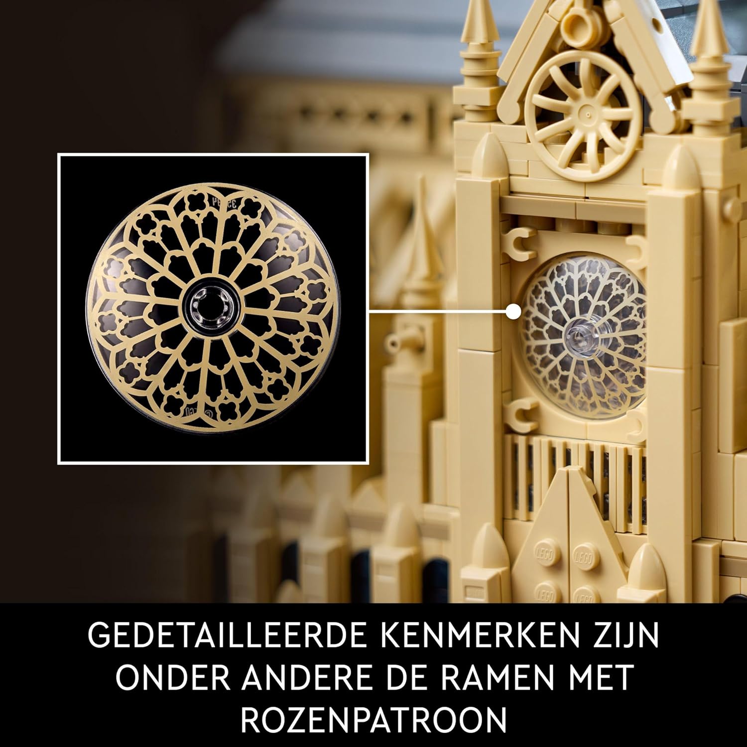 LEGO Architecture Notre-Dame de Paris Set, Model Kit for Adults to Build, Home or Office Décor, Collectible Gift for Lovers of History, Men, Women, Him or Her 21061