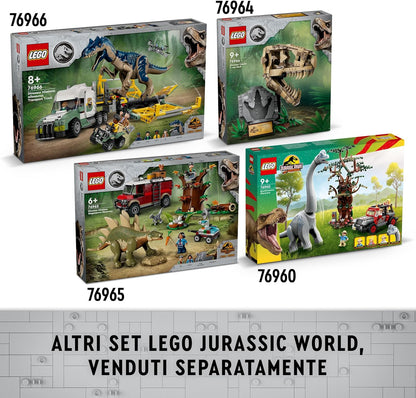 LEGO Jurassic World Baby Bumpy: Ankylosaurus Dinosaur Toy for Camp Cretaceous Fans and 7 Plus Year Old Kids, Creative Adventure Set for Independent Play, Gift for Boys and Girls 76962