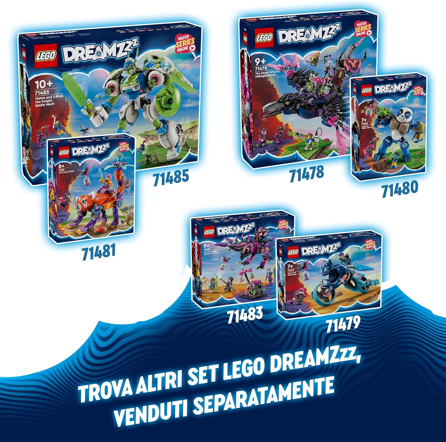 71483 Dreamzzz Le Creature Da Incubo Della Mai-Strega