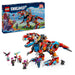 LEGO DREAMZzz 2-in-1 Cooper’s Robot Dinosaur C-Rex Set, T. rex Dino Action Figure Rebuilds into a Cool Pterodactyl Toy for 9 Plus Year Old Boys and Girls, Creative Birthday Gift for Kids 71484