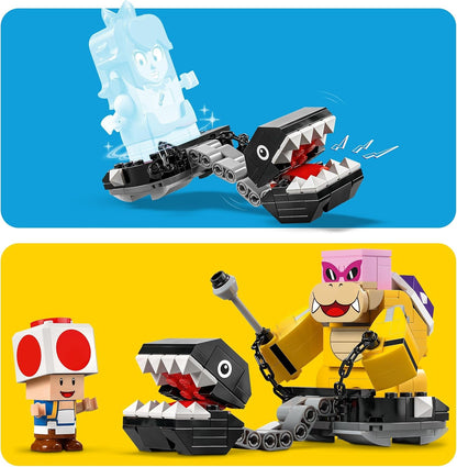 LEGO Super Mario Battle with Roy at Peach’s Castle Set, Nintendo Character Building Toy for 7 Plus Year Old Boys & Girls, with 3 Figures, Adventure Playset, Gifts for Kids and Gamers 71435