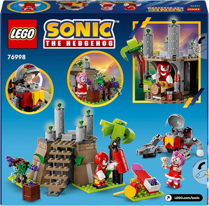 LEGO Sonic the Hedgehog Knuckles and the Master Emerald Shrine Video Game Collectible Toy for Kids, Gamer Gift, Adventure Building Set for 8 Plus Year Old Boys and Girls 76998