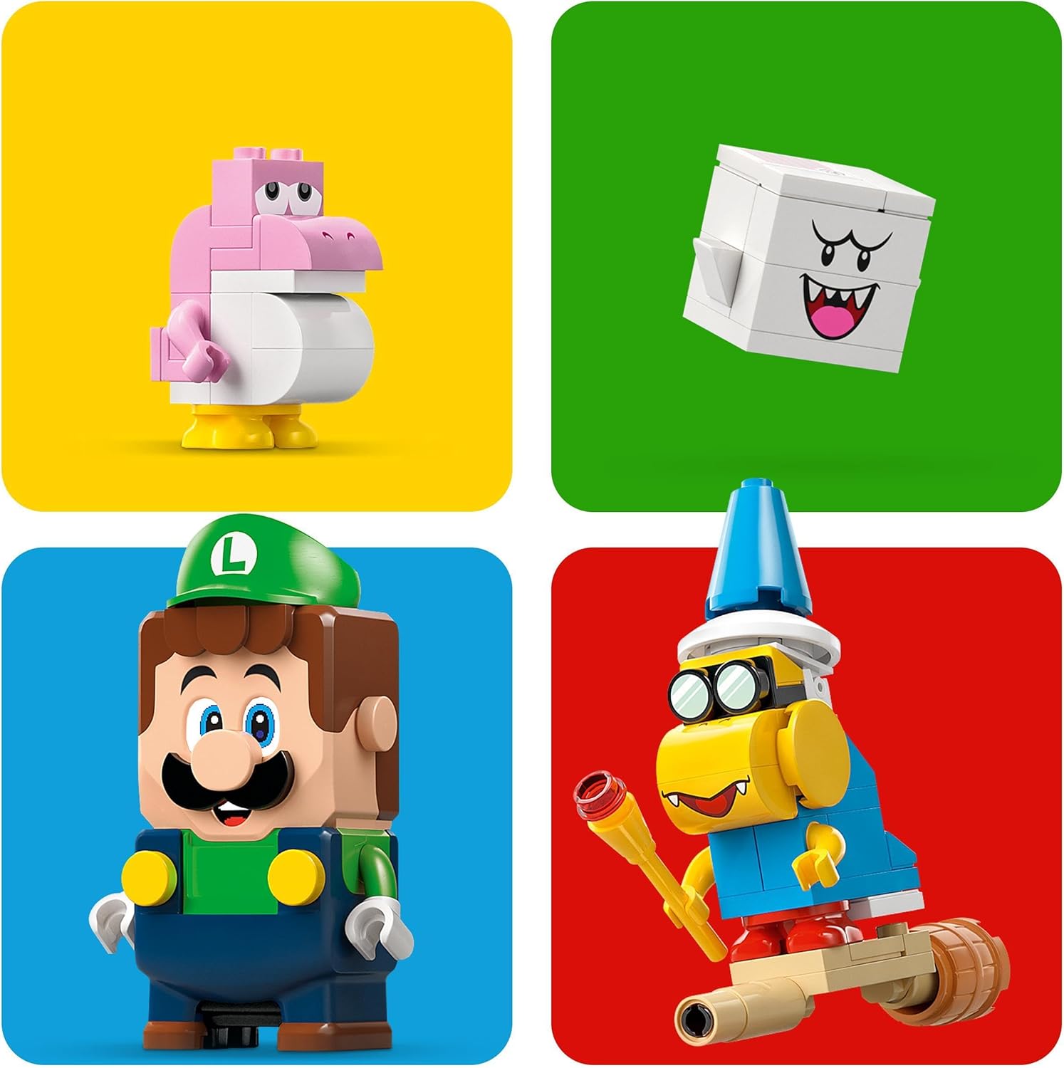 LEGO Super Mario Adventures with Interactive Luigi Toy, Nintendo Gift for 6 Plus Year Old Boys, Girls and Gamers, Garden Playset for Kids, with Pink Baby Yoshi Figure, 71440