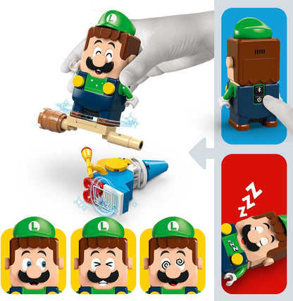 LEGO Super Mario Adventures with Interactive Luigi Toy, Nintendo Gift for 6 Plus Year Old Boys, Girls and Gamers, Garden Playset for Kids, with Pink Baby Yoshi Figure, 71440