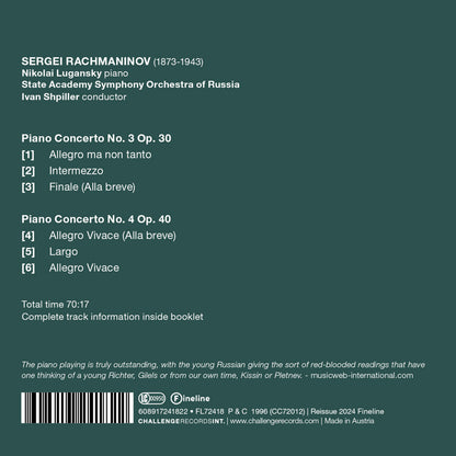 Sergei Rachmaninov: Piano Concertos 3 & 4