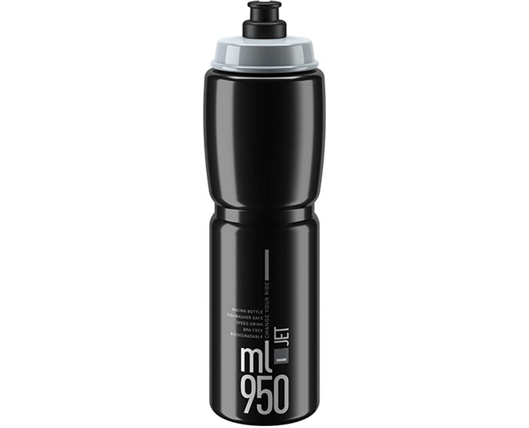 Elite Jet Biodegradable black grey logo 950 ml