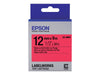 Epson Label/LK-4RBP Pastel 12 mm x 9 m BK/RD