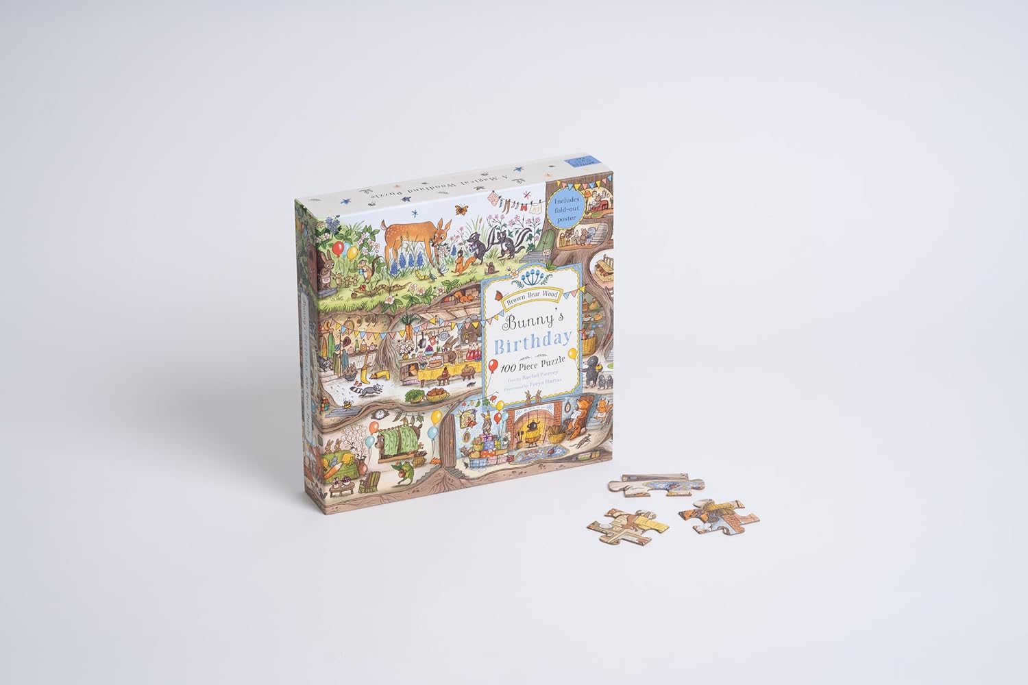 Bunny's Birthday Puzzle: A Magical Woodland 100 Piece Puzzle (Brown Bear Wood