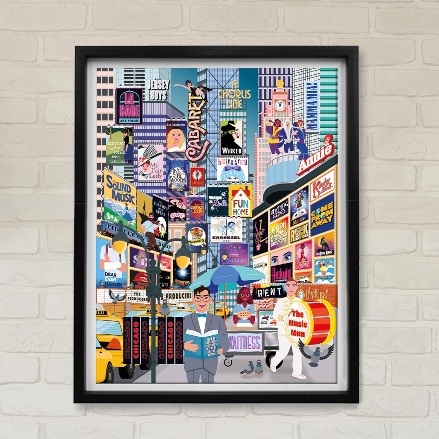 50 Must-See Musicals Bucket List 1000-Piece Puzzle