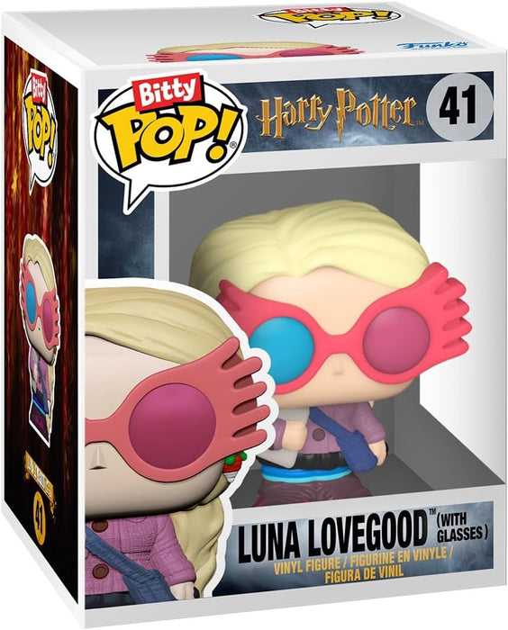 Funko Bitty POP! Display: Harry Potter - Hogwarts Castle - Albus Dumbledore™ and Luna Lovegood™ and Can Display a Total Of 18 Characters and A Surprise Mystery Mini Figure - 0.9 Inch (2.2 Cm