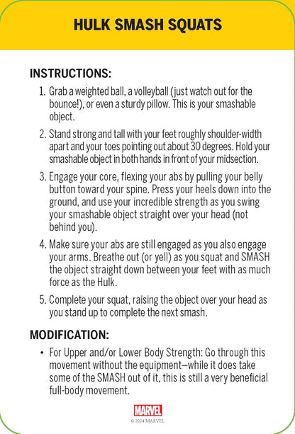 Marvel Fitness Deck