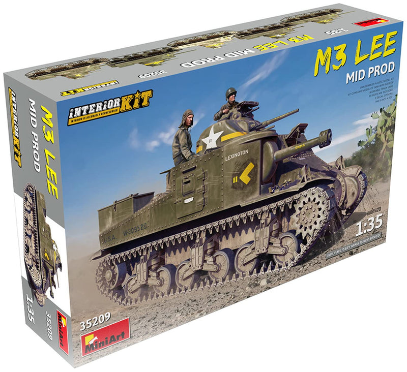 Miniart MIN35209 1:35-M3 Lee Mid Prod. Interieur Kit