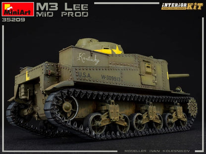 Miniart MIN35209 1:35-M3 Lee Mid Prod. Interieur Kit
