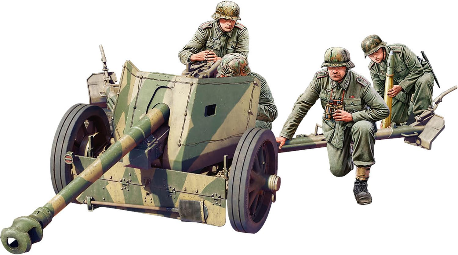 Miniart - cannone anticarro tedesco pak 40 - 1/35 - miniart 35400