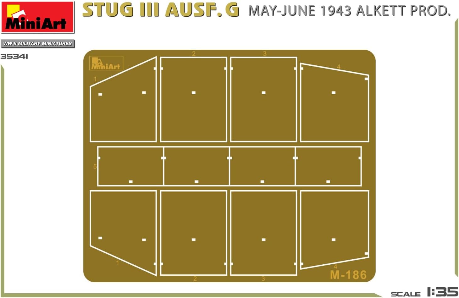 Miniart 1:35 - StuG III Ausf. G May-June 1943 Alkett Prod