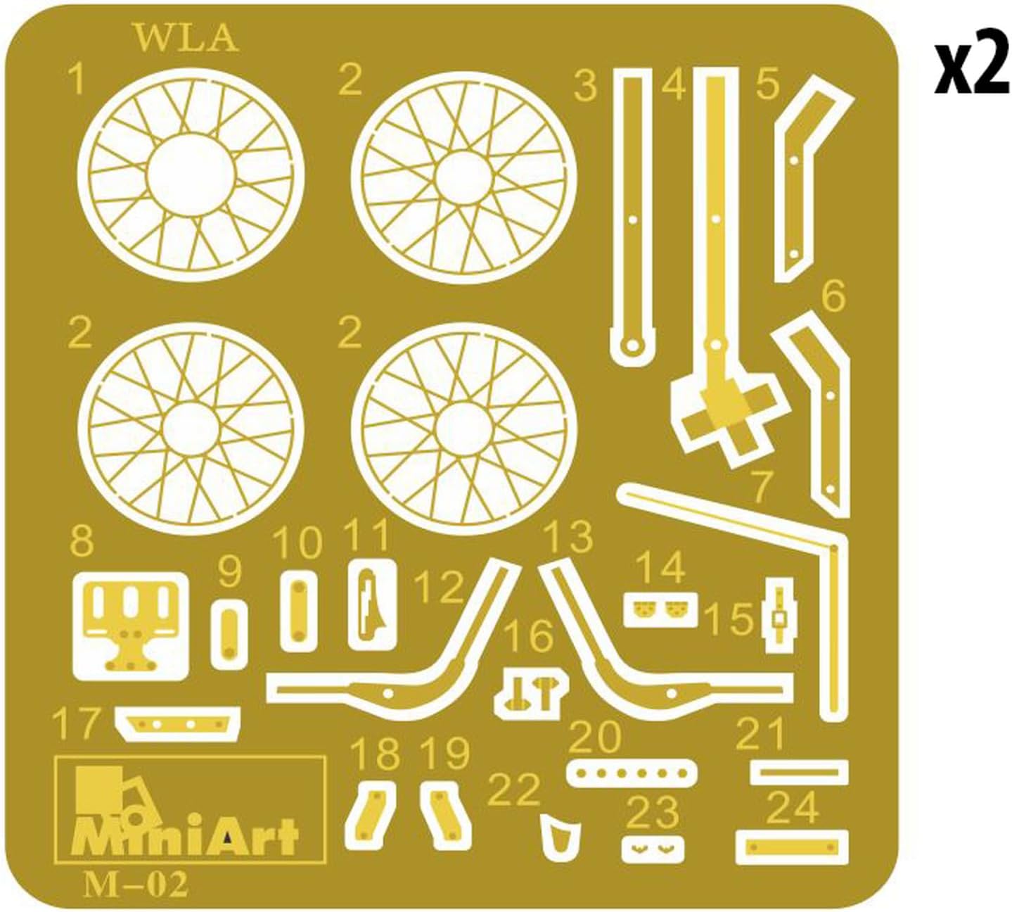 MiniArt 35422 1:35 U.S. Soldati con moto WLA – riproduzione fedele all'originale, modellismo, kit di costruzione in plastica, fai da te, hobby, incollaggio, modellismo, assemblaggio, non verniciato