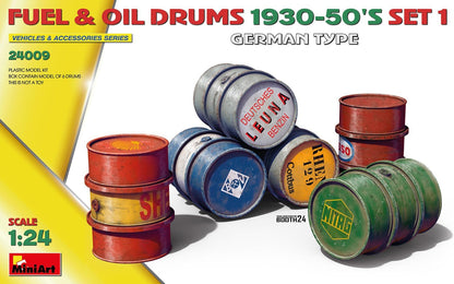 Miniart MA24009 Kit batteria 1/24 1, tipo tedesco, anni 1930-50, modello in plastica