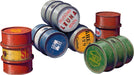 Miniart 1:24 - Fuel & Oil Drums 1930-50's Set1 (German), Molded Color