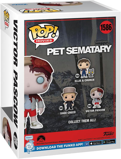 Funko Pop! Movies: Pet Sematary - Victor Pascow - Pet Sematary 1986 - Collectable Vinyl Figure - Gift Idea - Official Merchandise - Toys for Kids & Adults - Movies Fans - Model Figure for Collectors