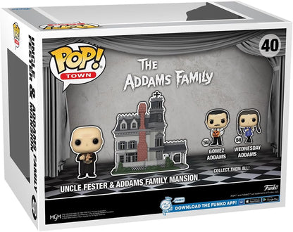 Funko Pop! Town: AFC – Addams Home With Uncle Fester - Addams Family Classic TV - Collectable Vinyl Figure - Gift Idea - Official Merchandise - Toys for Kids & Adults - TV Fans