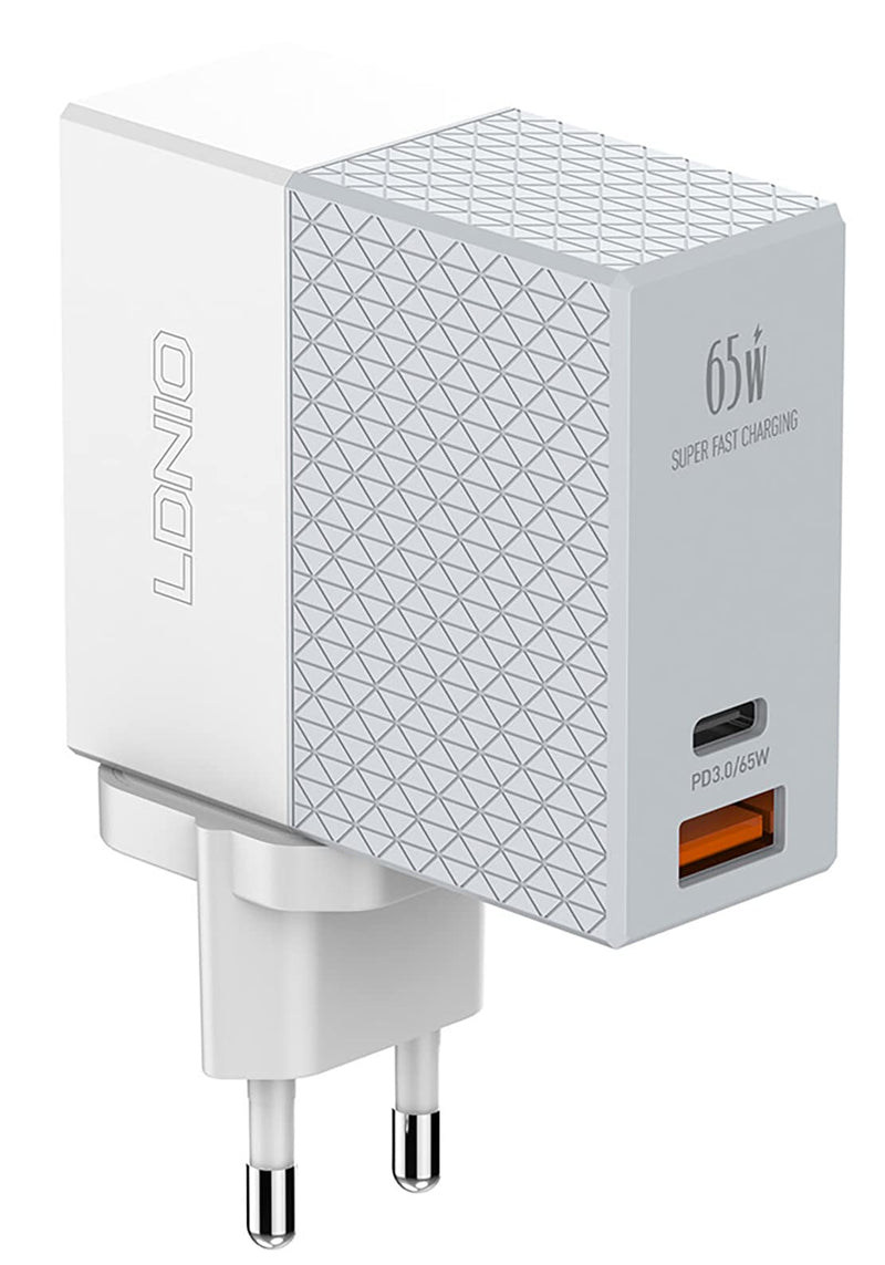 Ldnio Charger 2 Port (1A1C) 65W 5V 3A A2620C