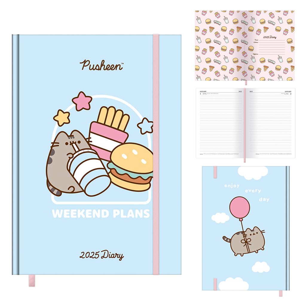 Pyramid Europe PUSHEEN 2025 A5 Diary