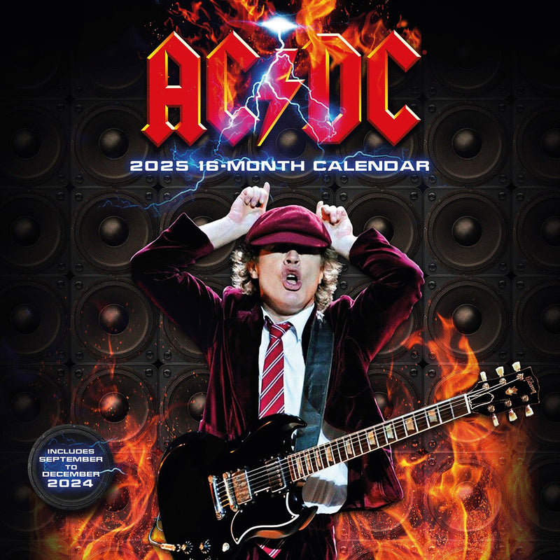 Ac/Dc 2025 Square Calendar