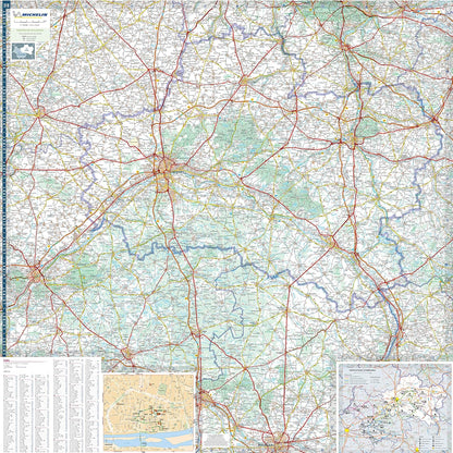 Loiret Loir-et-Cher - Michelin Local Map 318