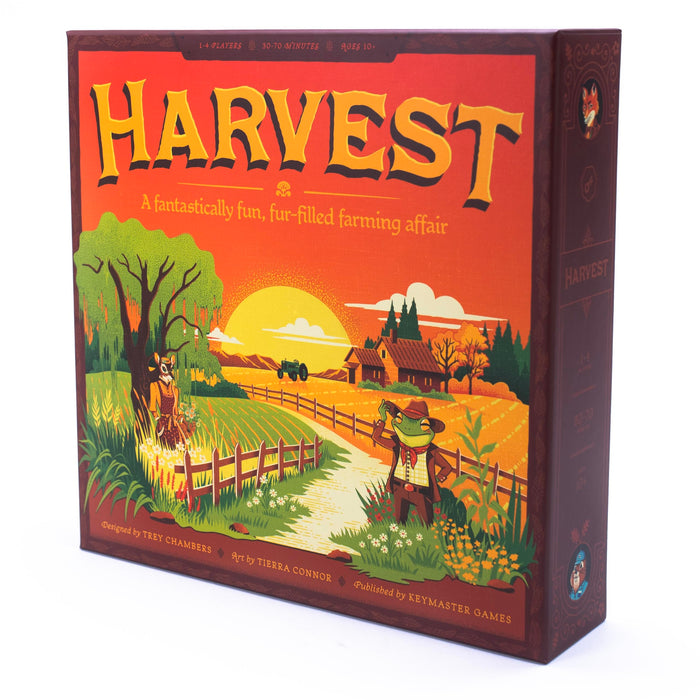Keymaster Games Harvest | Cozy and Whimsical Farming Game | Strategy Board Game for Adults, Couples, and Family | Easy to Learn | Quick to Play | Full Farm-to-Market Experience in Just 60 Minutes