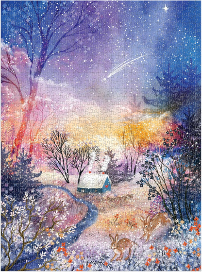 Enchanted Snowfall 1000 Piece Puzzle