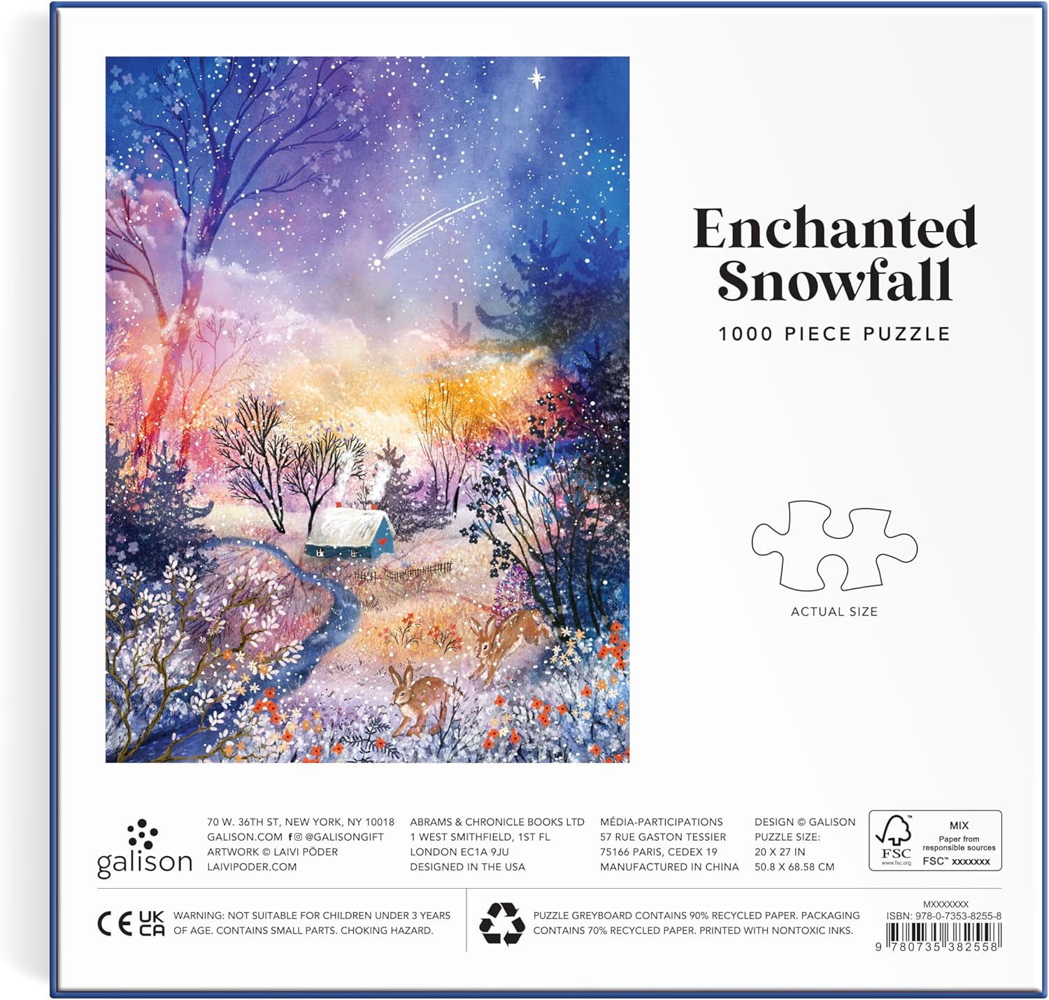 Enchanted Snowfall 1000 Piece Puzzle