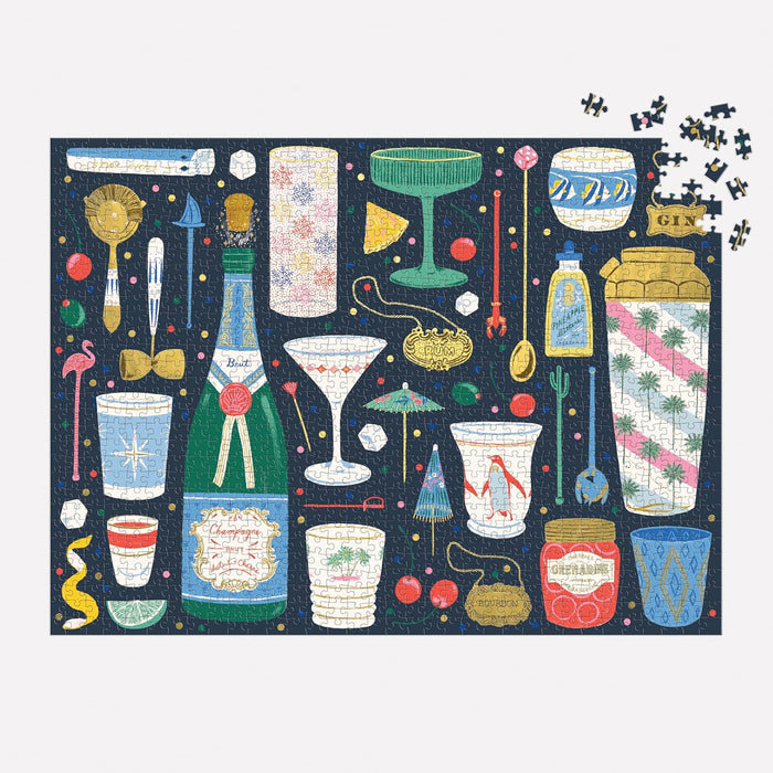 Merry Mixer 1000 Piece Foil Puzzle