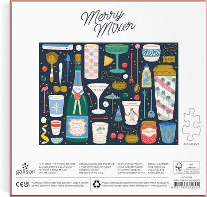 Merry Mixer 1000 Piece Foil Puzzle