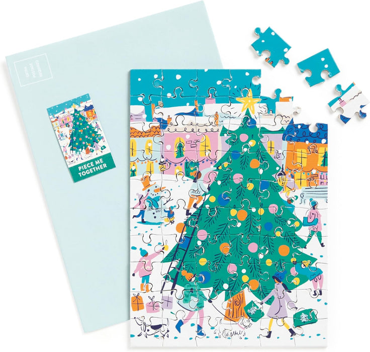 Merry & Bright Greeting Card Puzzle