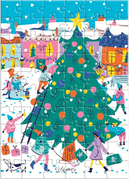 Merry & Bright Greeting Card Puzzle
